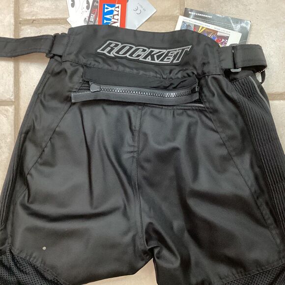 Joe Rocket Motorcycle Outfit-Women's Sz Small-Black/Green Paisley-Armor Suit/Set - Picture 13 of 16